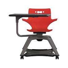 MooreCo Hierarchy Enroll Polypropylene School Chair, Red (54325-Red-WA-TN-SC)