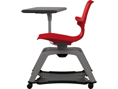 MooreCo Hierarchy Enroll Polypropylene School Chair, Red (54325-Red-WA-TN-SC)