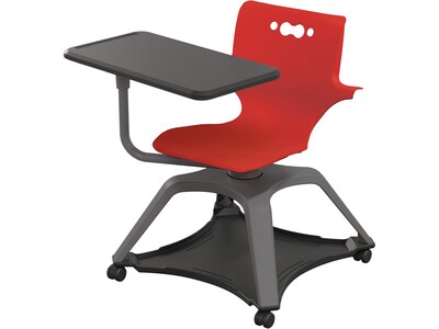 MooreCo Hierarchy Enroll Polypropylene School Chair, Red (54325-Red-WA-TN-SC)