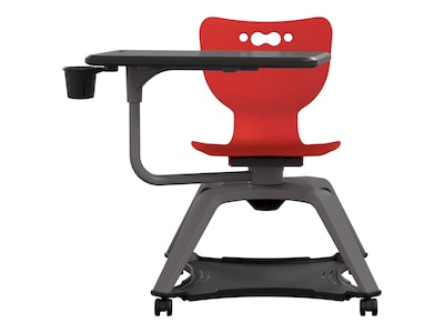 MooreCo Hierarchy Enroll Polypropylene School Chair, Red (54325-Red-NA-TC-SC)