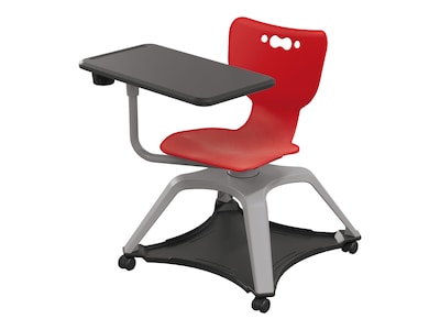 MooreCo Hierarchy Enroll Polypropylene School Chair, Red (54325-Red-NA-TC-SC)