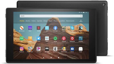 Amazon Fire HD 10 Tablet (9th Generation), 10.1 HD Display, WiFi, 64 GB, Black (B07K2HBB1H)