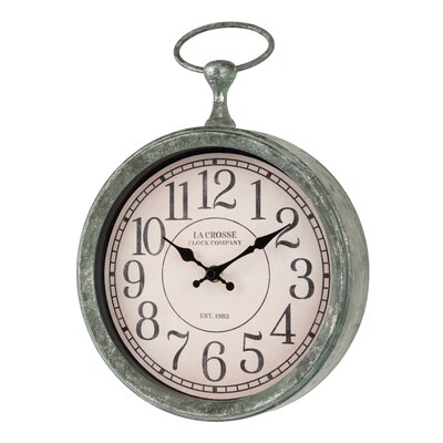 La Crosse Technology Quartz Wall Clock, 12.5 x 9 x 2.1 (404-3828)