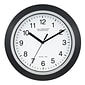 La Crosse Technology 10 Inch Atomic Analog Wall Clock, Black (WT-3102B)