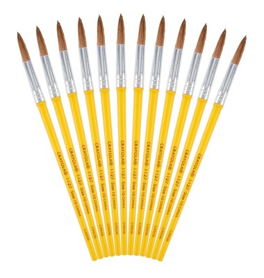 Crayola Watercolor Brush, #10, 15/16", 12/Pk (05-1127-010)