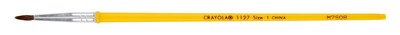 Crayola Watercolor Brush, Yellow, #1, 3/8, 12/Pk (05-1127-001)