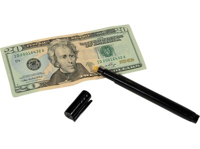 CONTROLTEK DTEK Counterfeit Pen, Black, 3/Pack (560191)