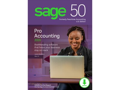 Sage 50 Pro Accounting 2020 for 1 User, Windows, Download (PRO2020ESDCSRT)