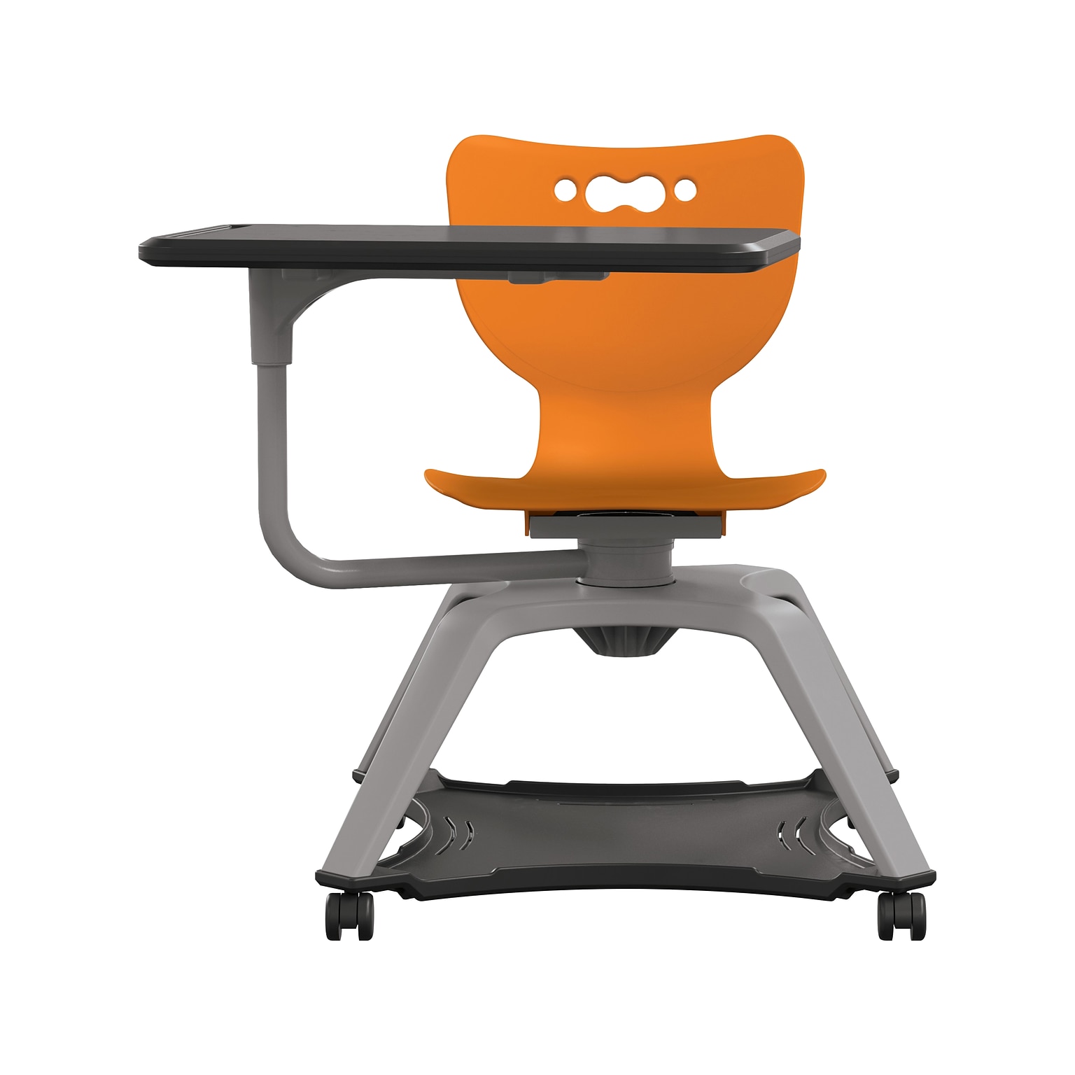 MooreCo Hierarchy Enroll Polypropylene School Chair, Orange (54325-Orange-NA-TN-SC)