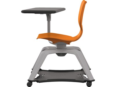 MooreCo Hierarchy Enroll Polypropylene School Chair, Orange (54325-Orange-NA-TN-SC)