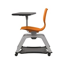 MooreCo Hierarchy Enroll Polypropylene School Chair, Orange (54325-Orange-NA-TN-SC)