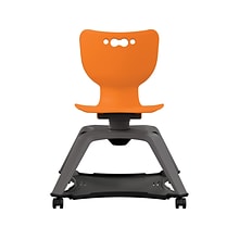 MooreCo Hierarchy Enroll Polypropylene School Chair, Orange (54325-Orange-NA-NN-SC)