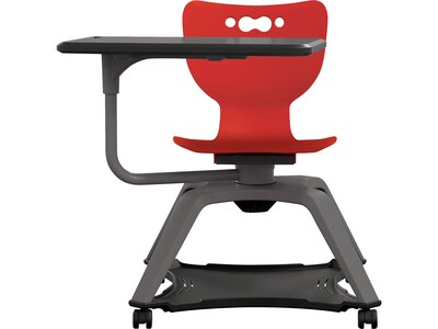 MooreCo Hierarchy Enroll Polypropylene School Chair, Red (54325-Red-NA-TN-SC)