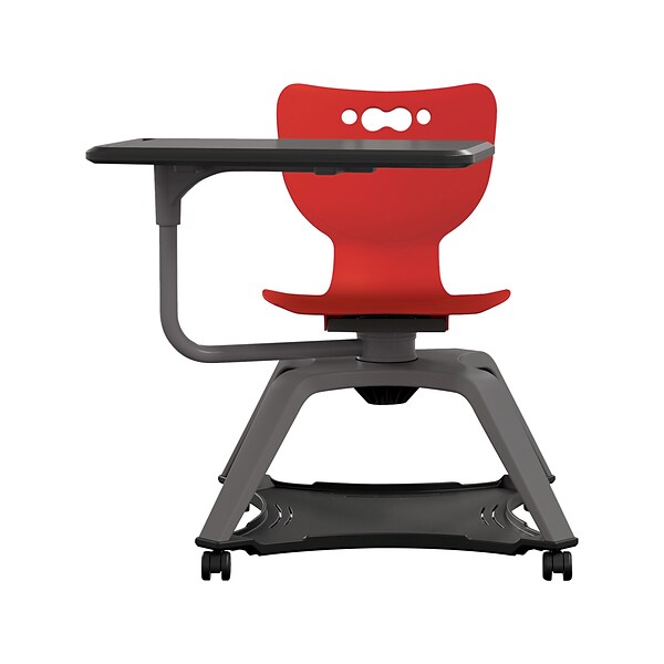 MooreCo Hierarchy Enroll Polypropylene School Chair, Red (54325-Red-NA-TN-SC)