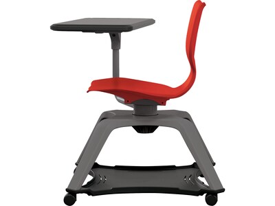 MooreCo Hierarchy Enroll Polypropylene School Chair, Red (54325-Red-NA-TN-SC)