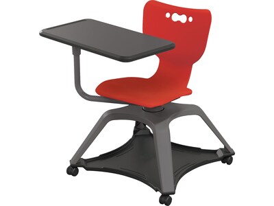 MooreCo Hierarchy Enroll Polypropylene School Chair, Red (54325-Red-NA-TN-SC)