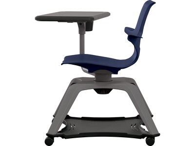 MooreCo Hierarchy Enroll Polypropylene School Chair, Navy (54325-Navy-WA-TC-SC)