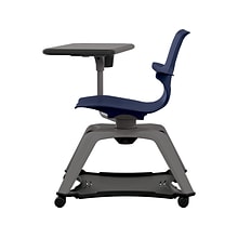 MooreCo Hierarchy Enroll Polypropylene School Chair, Navy (54325-Navy-WA-TC-SC)