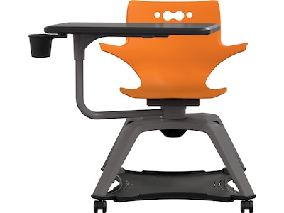 MooreCo Hierarchy Enroll Polypropylene School Chair, Orange (54325-Orange-WA-TC-SC)