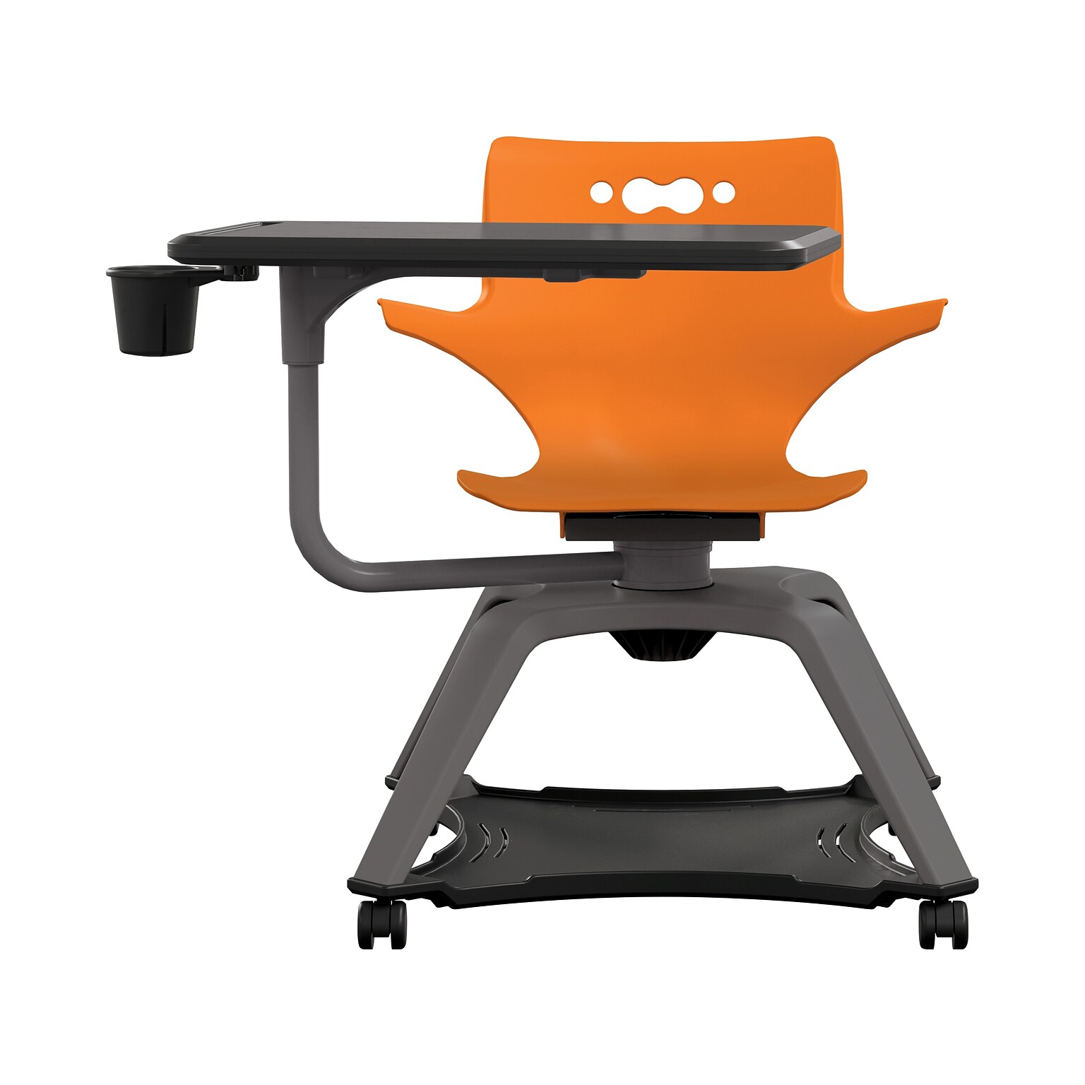 MooreCo Hierarchy Enroll Polypropylene School Chair, Orange (54325-Orange-WA-TC-SC)