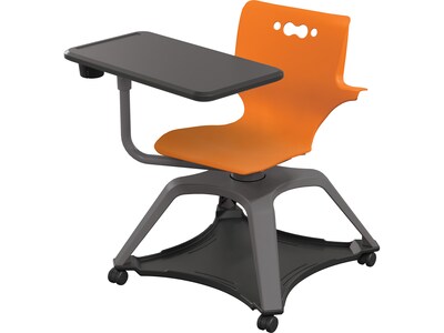 MooreCo Hierarchy Enroll Polypropylene School Chair, Orange (54325-Orange-WA-TC-SC)