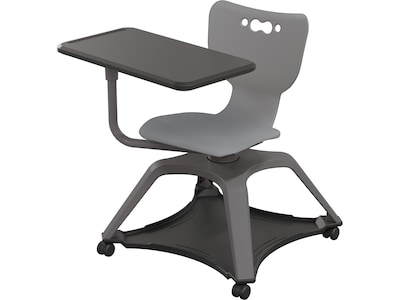 MooreCo Hierarchy Enroll Polypropylene School Chair, Cool Gray (54325-Gray-NA-TN-SC)