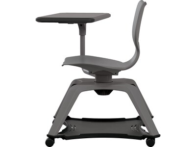 MooreCo Hierarchy Enroll Polypropylene School Chair, Cool Gray (54325-Gray-NA-TN-SC)