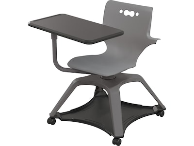 MooreCo Hierarchy Enroll Polypropylene School Chair, Cool Gray (54325-Gray-WA-TN-SC)