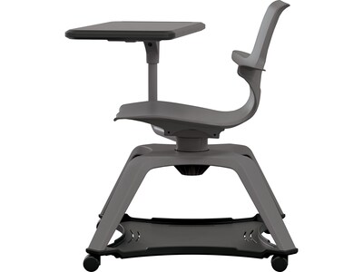 MooreCo Hierarchy Enroll Polypropylene School Chair, Cool Gray (54325-Gray-WA-TN-SC)