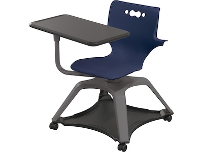 MooreCo Hierarchy Enroll Polypropylene School Chair, Navy (54325-Navy-WA-TN-SC)