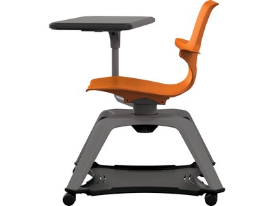 MooreCo Hierarchy Enroll Polypropylene School Chair, Orange (54325-Orange-WA-TN-SC)