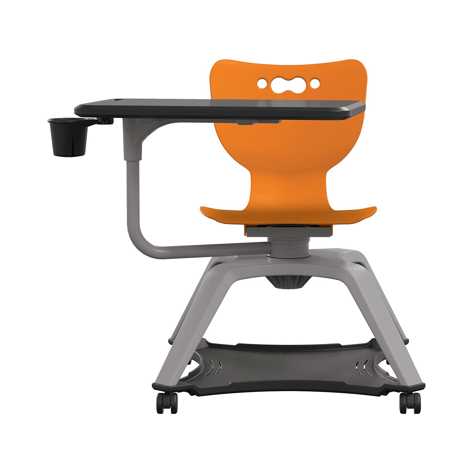 MooreCo Hierarchy Enroll Polypropylene School Chair, Orange (54325-Orange-NA-TC-SC)