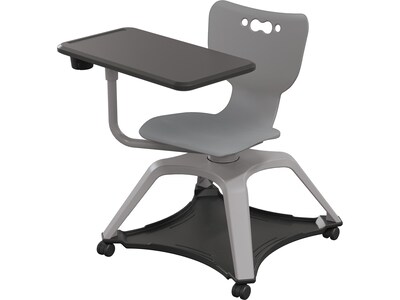 MooreCo Hierarchy Enroll Polypropylene School Chair, Cool Gray (54325-Gray-NA-TC-SC)