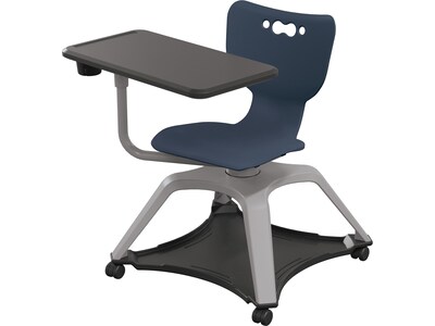 MooreCo Hierarchy Enroll Polypropylene School Chair, Navy (54325-Navy-NA-TC-SC)