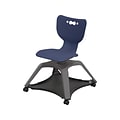 MooreCo Hierarchy Enroll Polypropylene School Chair, Navy (54325-Navy-NA-NN-SC)