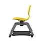 MooreCo Hierarchy Enroll Polypropylene School Chair, Yellow (54325-Yellow-NA-NN-SC)