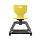 MooreCo Hierarchy Enroll Polypropylene School Chair, Yellow (54325-Yellow-NA-NN-SC)