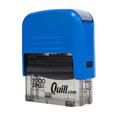 Custom Quill Self-Inking Printer 30 Stamp, 0.69 x 1.81