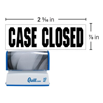 Custom Quill 2000 Plus® HD 40 Pre-inked Stamp, 0.88" x 2.31"