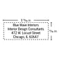 Custom Quill 2000 Plus® Self-Inking Printer P 30 Stamp, 11/16" x 1-13/16”