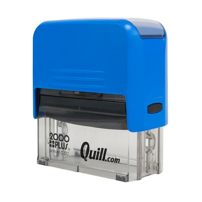 Custom Quill Self-Inking Printer 50 Stamp, 1.06 x 2.63