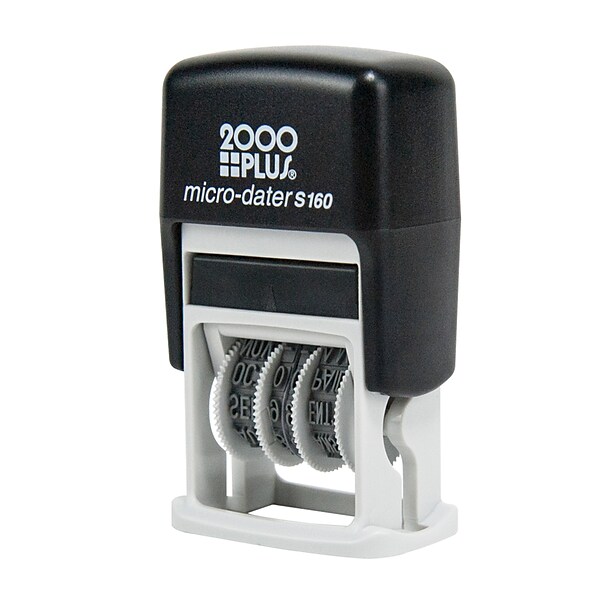 Custom 2000 Plus® Self-Inking S160 Micro Dater, 0.25 x 1.13