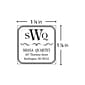 Custom 2000 Plus® PrintPro™ Q30 Self-Inking Square Monogram Stamp, 1-1/8" x 1-1/8"