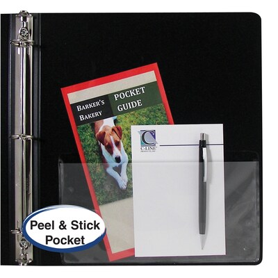 Peel & Stick Add-On Filing Pockets, 8-3/4 x 5-1/8, 10/Pack