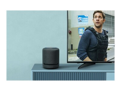 Amazon Studio Zigbee, Wi-Fi, Bluetooh Wireless Smart Speaker, Charcoal (B07G9Y3ZMC)