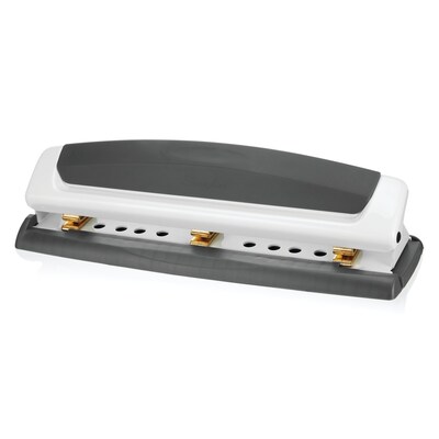 Swingline Precision Pro 2-3-Hole Desktop Punch, 10 Sheet Capacity, Gray/White (A7074019)