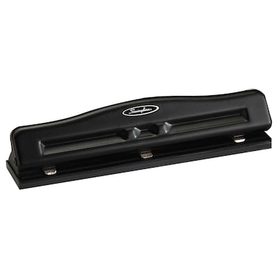 Swingline Commercial Adjustable Hole Punch, 11 Sheet Capacity, Black (A7074020)