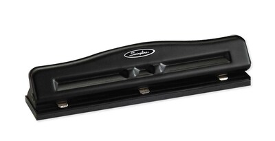 Swingline Commercial Adjustable Hole Punch, 11 Sheet Capacity, Black (A7074020)