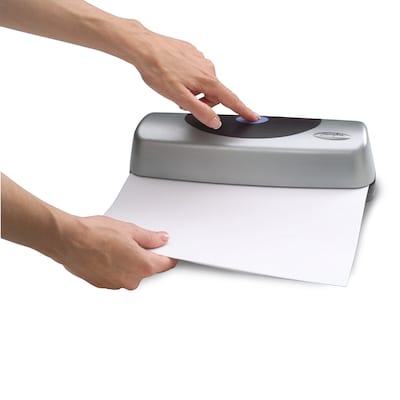Swingline Electric Portable 3-Hole Punch, 15 Sheet Capacity, Silver (A7074515)