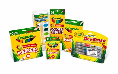 Crayola Back to School Pack Bundle, Grades 3-5 (04-0051)